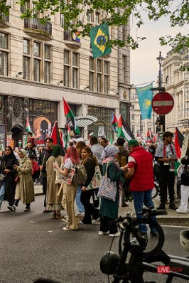 palestine protest in london 